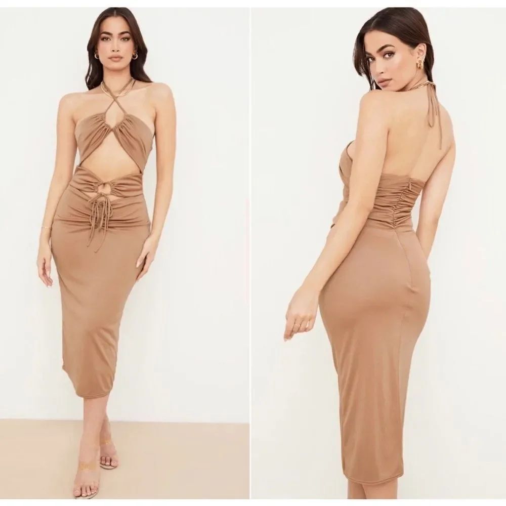 House of CB Kasia cut out midi dress $165